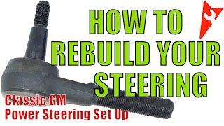 How To Install Power Steering Linkage (tie rods, idler arm, pitman arm, center link) Classic Car