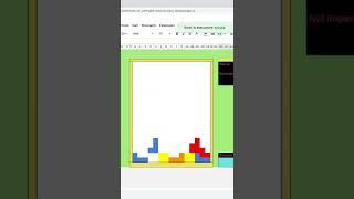 #JavaScript #Shorts: #Tetris in Google Sheets - Apps Script