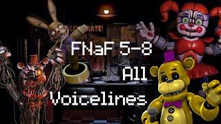 FNaF World - Help Wanted All Voicelines (With subtitles) 2/3