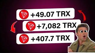 Free TRON MINING SITE ~ Get to mine $3 worth of TRX daily ~ No investment  #freetrx #freetron