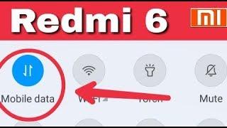 Redmi 6 || How To Change Data Connection || Sim Card internet Change