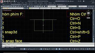 ĐỂ VẼ AUTOCAD NHANH HƠN CẦN NHỚ NHỮNG PHÍM TẮT SAU ĐÂY