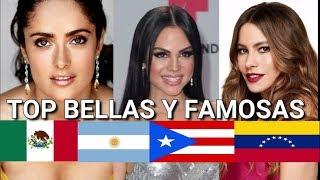 27 Mujeres Mas Bellas y Famosas de Latinoamerica