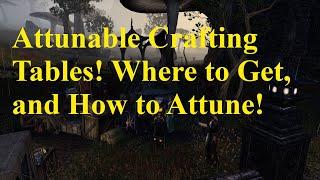 ESO Attunable Crafting Tables! Where to Get Them and How to Attune Them!