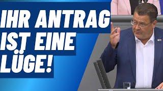 Ihr Antrag ist eine Lüge!