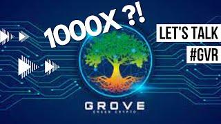 NEXT 1000X TOKEN?! LET'S GROVE A LITTLE. #GRV TOKEN. WHAT'S A GOOD BAG SIZE?!