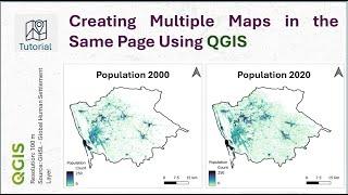 How to Add Multiple Maps in the Same Page | QGIS Tutorial