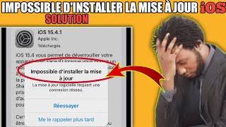 Comment Régler Le Problème De Impossible D’installer La Mise À Jour Sur iPhone | Installer iOS