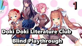 Doki Doki Literature Club 1 - BLIND PLAYTHROUGH