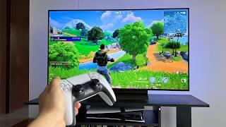 Fortnite PS5 Pro Gameplay 4K 120 FPS | LG OLED C4 48" Test