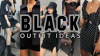 BLACK Outfit Ideas & Inspiration @lovecarlos