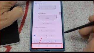 Zurück + Home einstellen bei Handy Leiste unten.. Smartphone Android. Samsung S22 Ultra