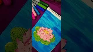 Lotus drawing 🪷 #priyanka art and craft #art #youtube shorts #lotus