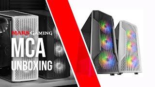 Cooling, lighting and performance Midtower MCA - UNBOXING | Mars Gaming