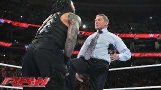 Mr. McMahon decides Roman Reigns' fate: Raw, December 14, 2015