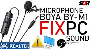 Boya BY-M1 Mic NOT WORKING on computer | Mic problem PC [ SOLVED ] EASY FIX !!! + OBS SETUP TEST
