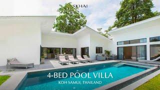 Luxury Pool Villa in Samui Island, Thailand - Completed by SKHAI