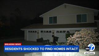 Altadena residents shocked to find homes intact