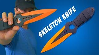 DIY paper Skeleton Knife CS GO || How to make origami ninja knife
