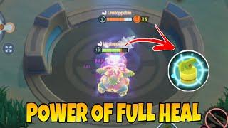 Can full heal save us from slowbro's unite? | Pokemon Unite Mythbusters