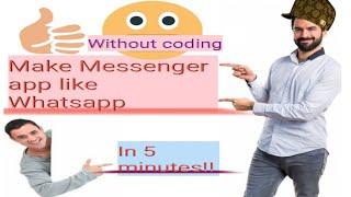 Create your own messenger app for android