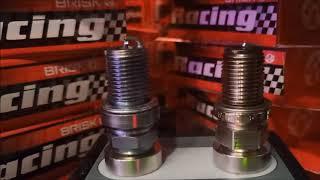 BRISK RACING SPARK PLUG vs DENSO RACING SPARK PLUG IK01-31 TEST