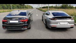 Audi A6 55 TFSI st.1 vs. Porsche Panamera GTS