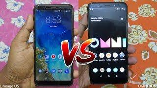 Lineage OS vs OMNI ROM (Oreo)- Speedtest Comparison on Redmi 5 Plus / Note 5