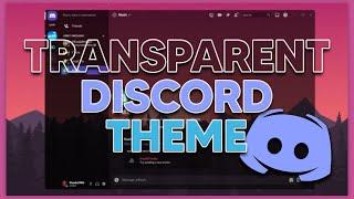 Make Your Discord Transparent for FREE! 2021