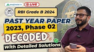 RBI Grade B Previous Year Paper Analysis | RBI 2023 Phase 2 Analysis | RBI 2024 Preparation Strategy