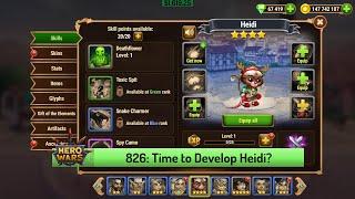 Let's Play Hero Wars 826: Maybe I Need to Develop Heidi