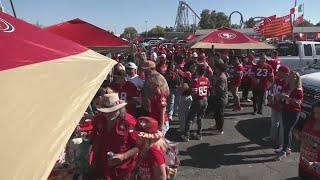 49ers fans tailgate under new rules