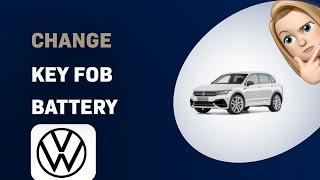 How to Change Key Fob Battery in Volkswagen Tiguan (2022)