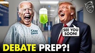 Biden Goes into HIDING! 'Debate Prep' for a WEEK, Dems Declare 'Its Over' | Trump DEMANDS Drug Test