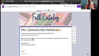 Creating a Google Form for PRE-Orders/Bulk Orders ️
