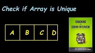 Check if Array is Unique in C