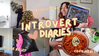 REALISTIC Week in the Life of an Introvert | New Year Goals and Reset