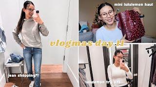 Lululemon Try Ons & Mini Haul | Shopping for Jeans?! Vlogmas Day 11