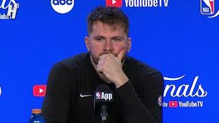 Luka Doncic talks Game 3 Loss vs Celtics, FULL Postgame Interview 