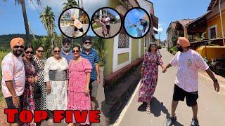 Top five location visited in Goa in a day with family