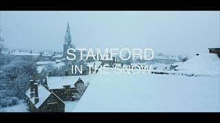 Stamford in the snow (Beautiful 4k footage)