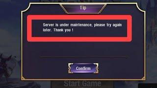 Server is under maintenance, please try again later. Thank you! problem solve in Taichi Panda 3