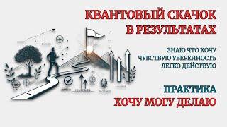 Практика: Квантовый скачек в Реализации. Хочу- Могу- Делаю! Сеанс самотерапии 45 минут.