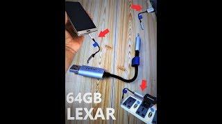 LEXAR JUMPDRIVE C20m - 64GB 3-in-1 micro USB USB 3.1 flash drive - REVIEW & TEST