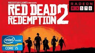 Red Dead Redemption 2 Gameplay on i5 3330 and RX 570 4gb (High Setting)