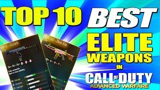 Top 10 "ELITE SUPPLY DROP WEAPONS" in Advanced Warfare (Top Ten - Top 10) Call of Duty AW | Chaos