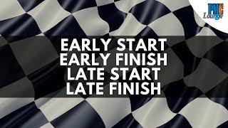 Early Start, Early Finish, Late Start and Late Finish calculation with example