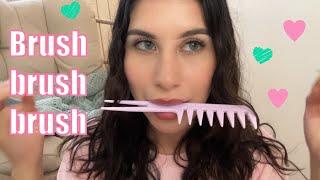 Brushing your hair, sweetheart ASMR 🩷