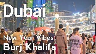 Dubai [4K] New Year Countdown Vibes at Burj Khalifa – Gearing Up for 2025 Celebrations