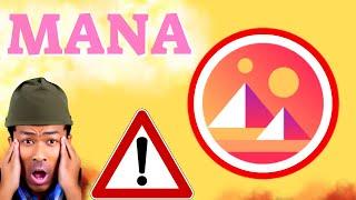 MANA Prediction 09/DEC MANA Coin Price News Today - Crypto Technical Analysis Update Price Now